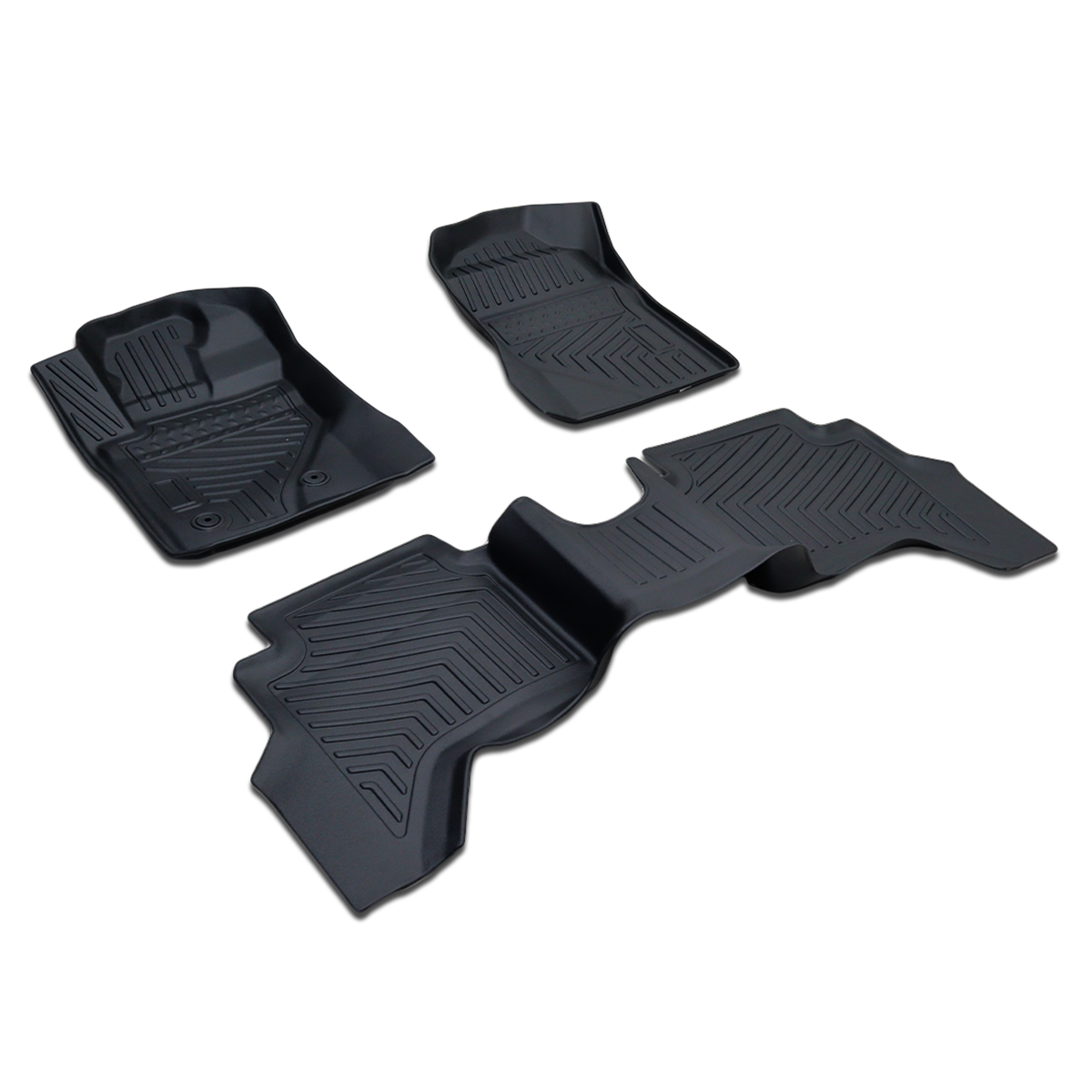 Tapete Bandeja Ford Ranger 2013 A 2022 Cabine Dupla 3 Peças