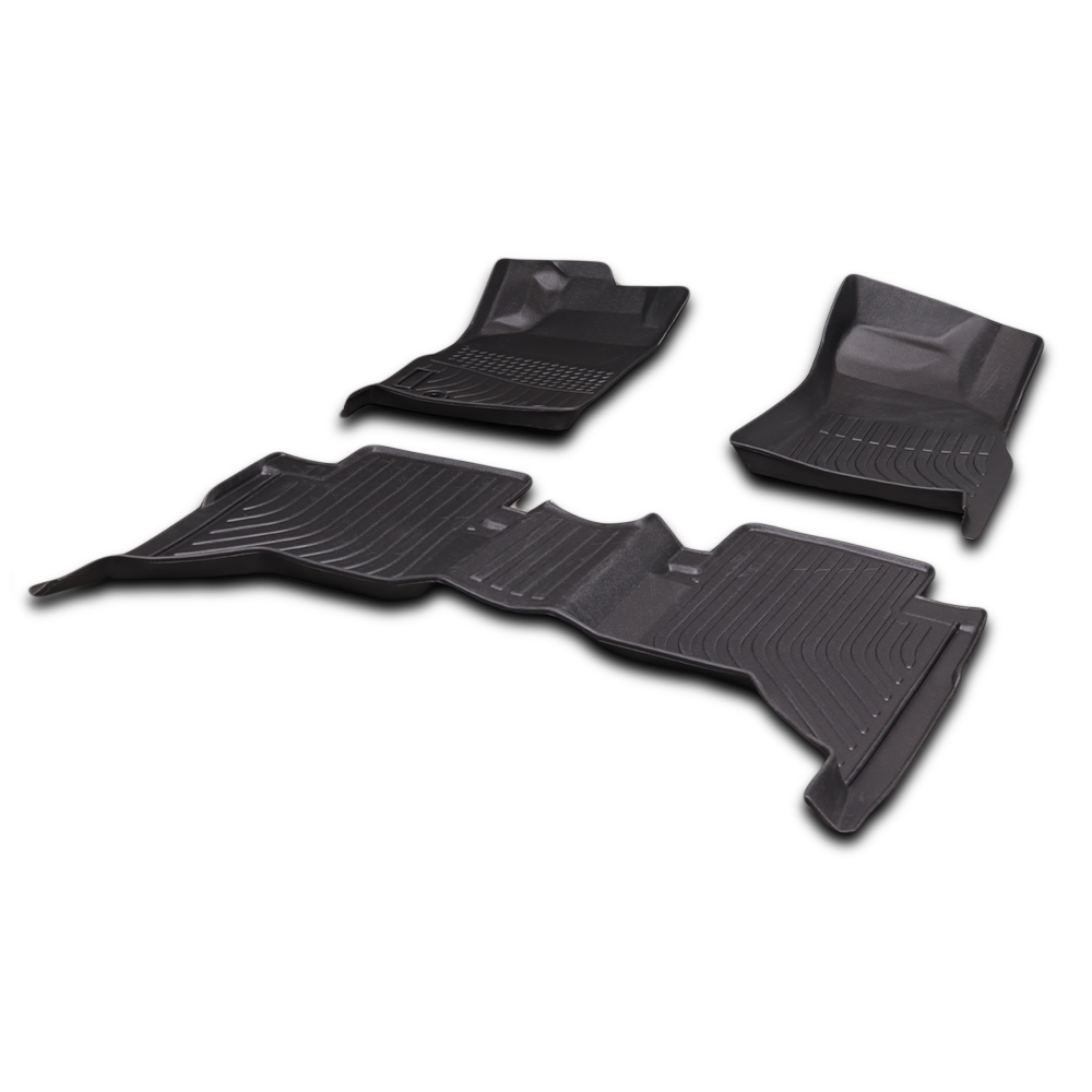 Tapete Bandeja TPE para Toyota Hilux 2006 a 2015 Cabine Dupla