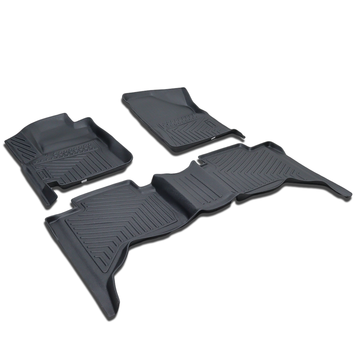 Tapete Bandeja Premium TPE para RAM Dakota 2026 Cabine Dupla — Kit 3 Peças