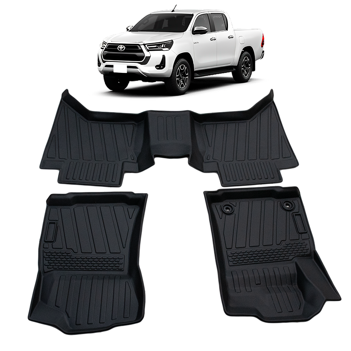 Tapete Bandeja Tpe Toyota Hilux Borda Elevada 2016 A 2025