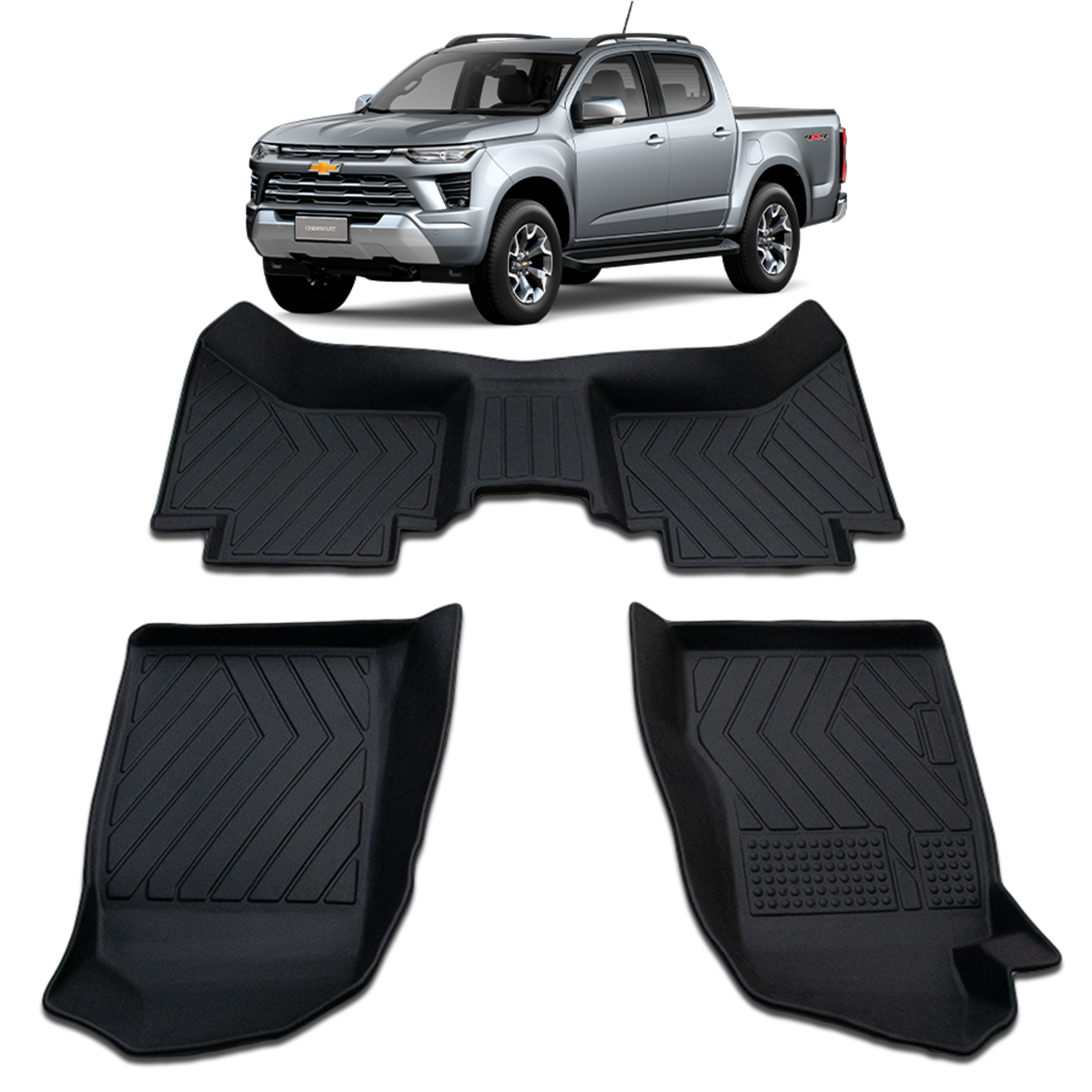 Tapete Bandeja Tpe Chevrolet S10 Borda Elevada 2016 A 2026